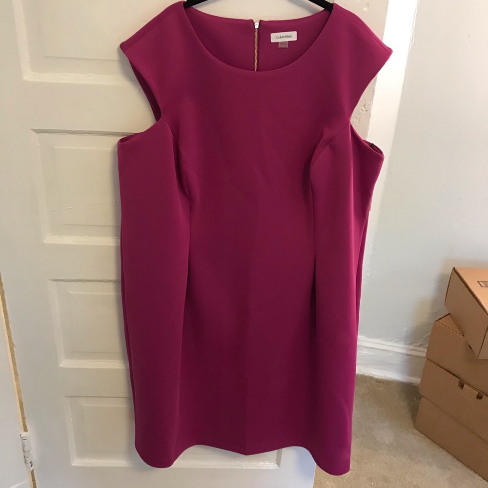 Calvin Klein Sheath Scuba Dress